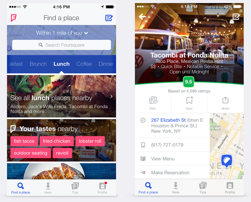 Illustration for article titled Así es la nueva app de Foursquare: si quieres check-ins, instala Swarm
